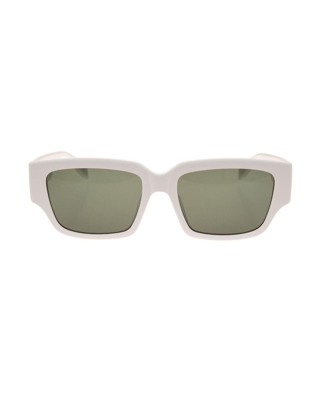 McQueen Multicolor Logo-Arm Rectangle-Frame Sunglasses