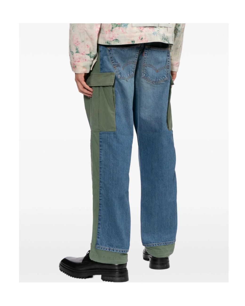 Junya Watanabe Blue X Levi's Cargo Trousers for men