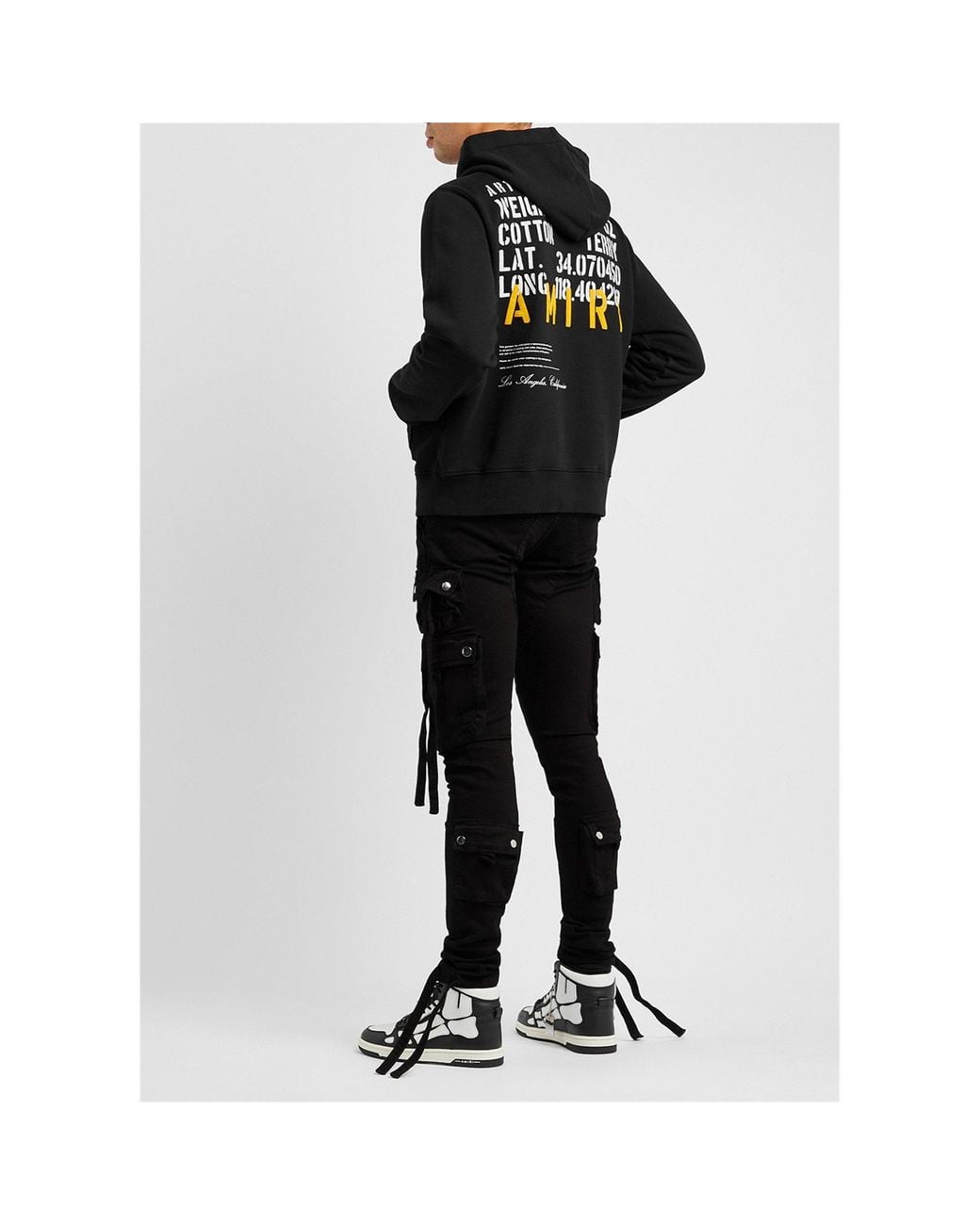 Amiri Black Printed Sweatshirt for men