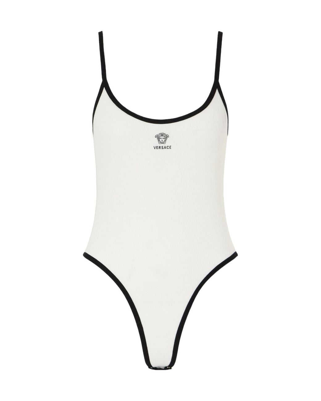 Versace Multicolor Medusa Logo Bodysuit