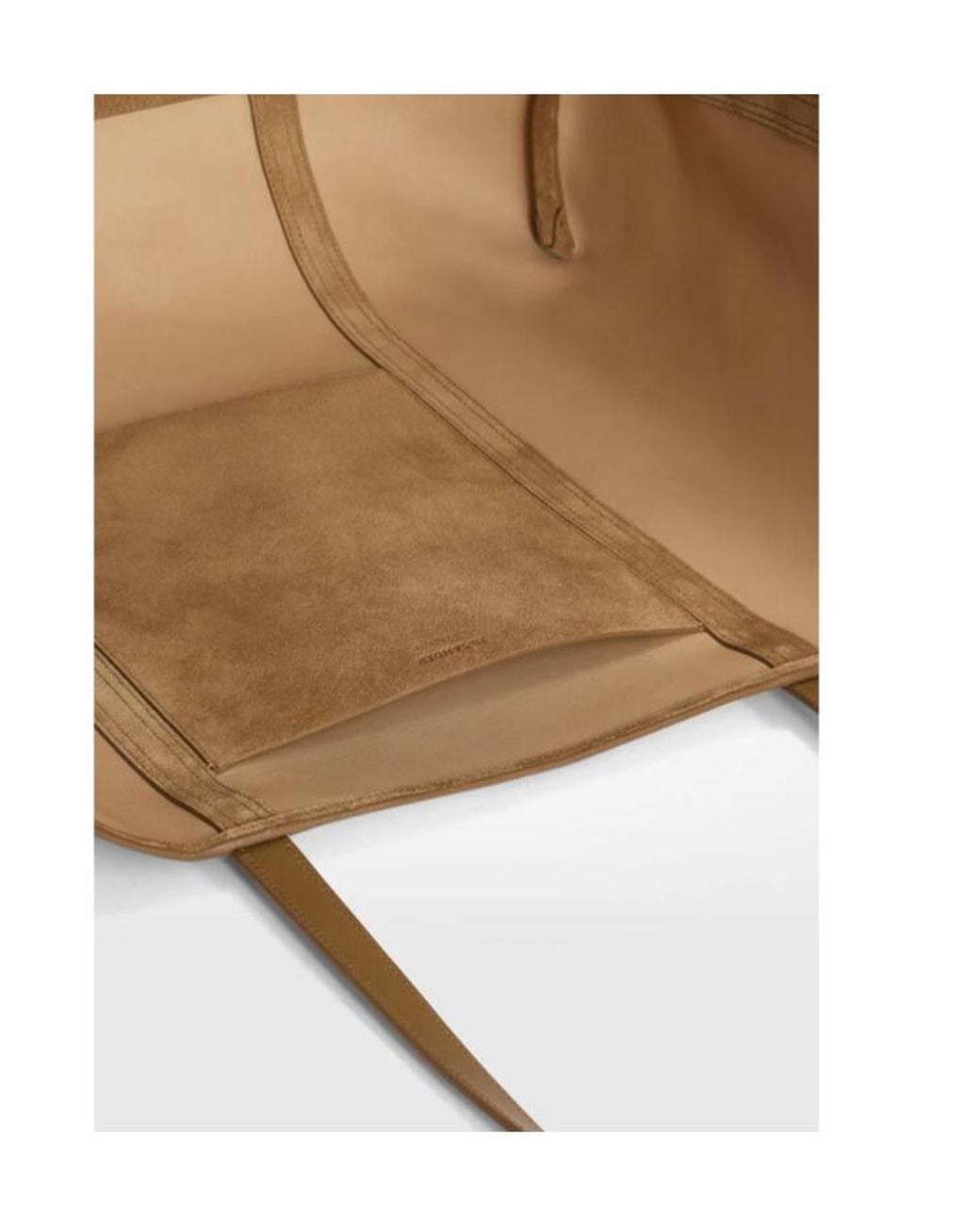 Jil Sander Brown Foro Large Tote Bag
