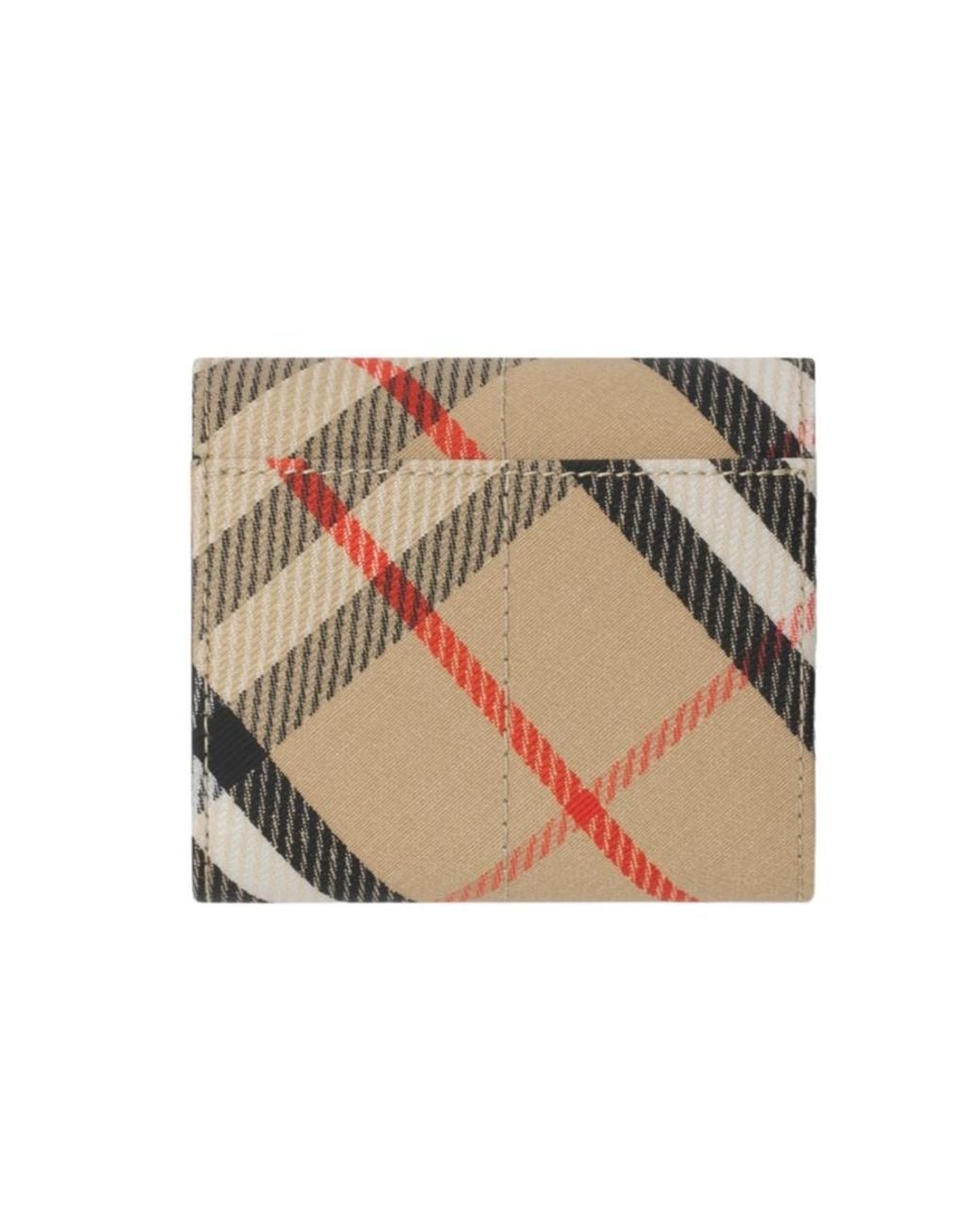 Burberry Multicolor Vintage Check Printed Snip Folded Wallet