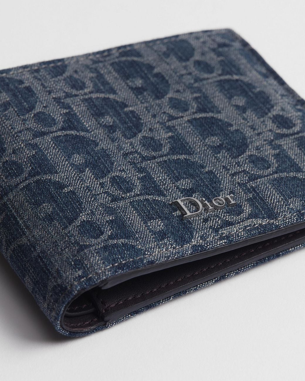 Dior Blue Bi-Fold Wallet for men