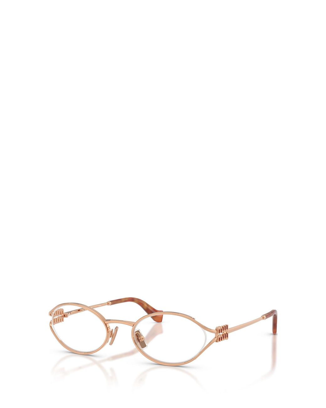Miu Miu Natural Full-Frame Non-Prescription Glasses