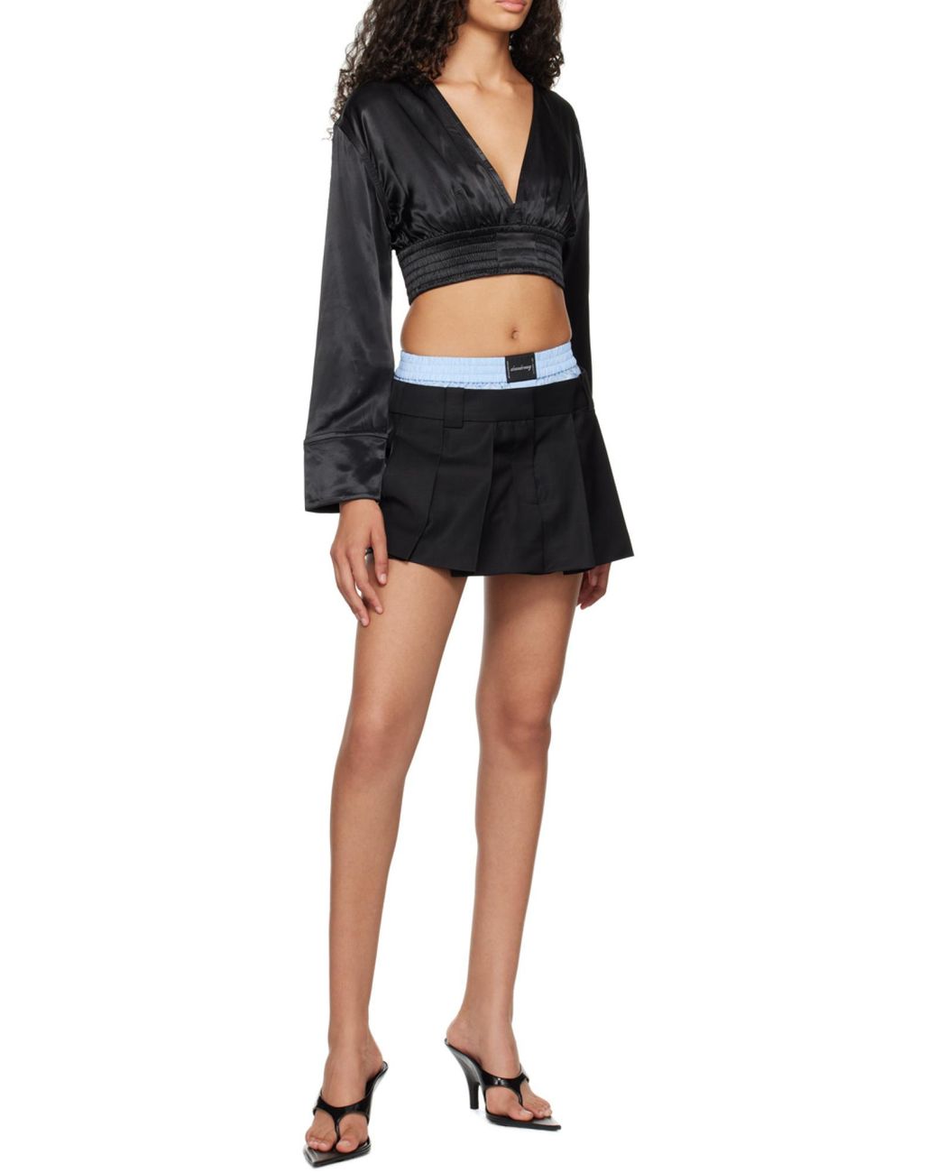 Alexander Wang Black Pre-Styled Skorts
