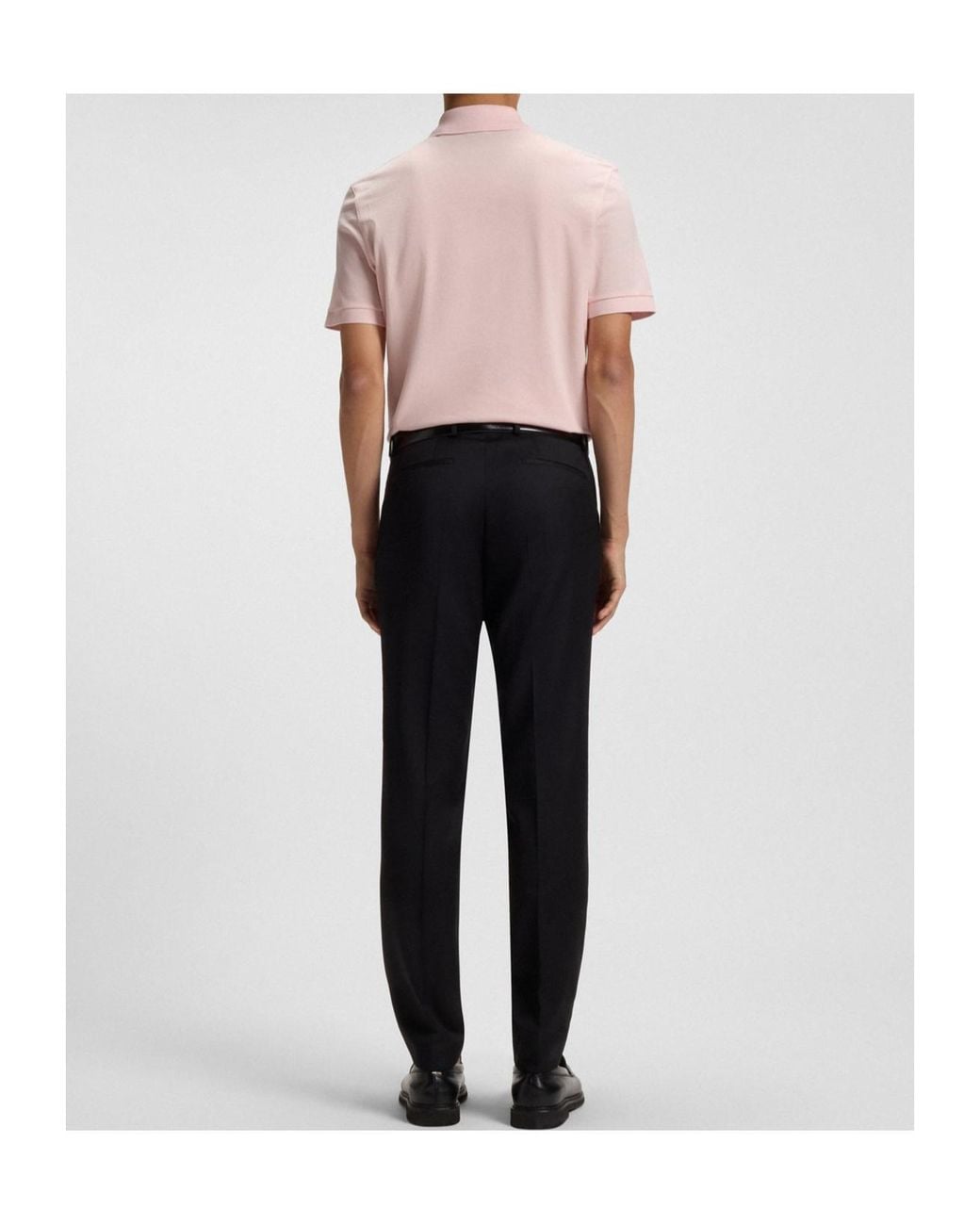 Boss Pink Boss Pallas Embroidered Straight Hem Polo Shirt for men