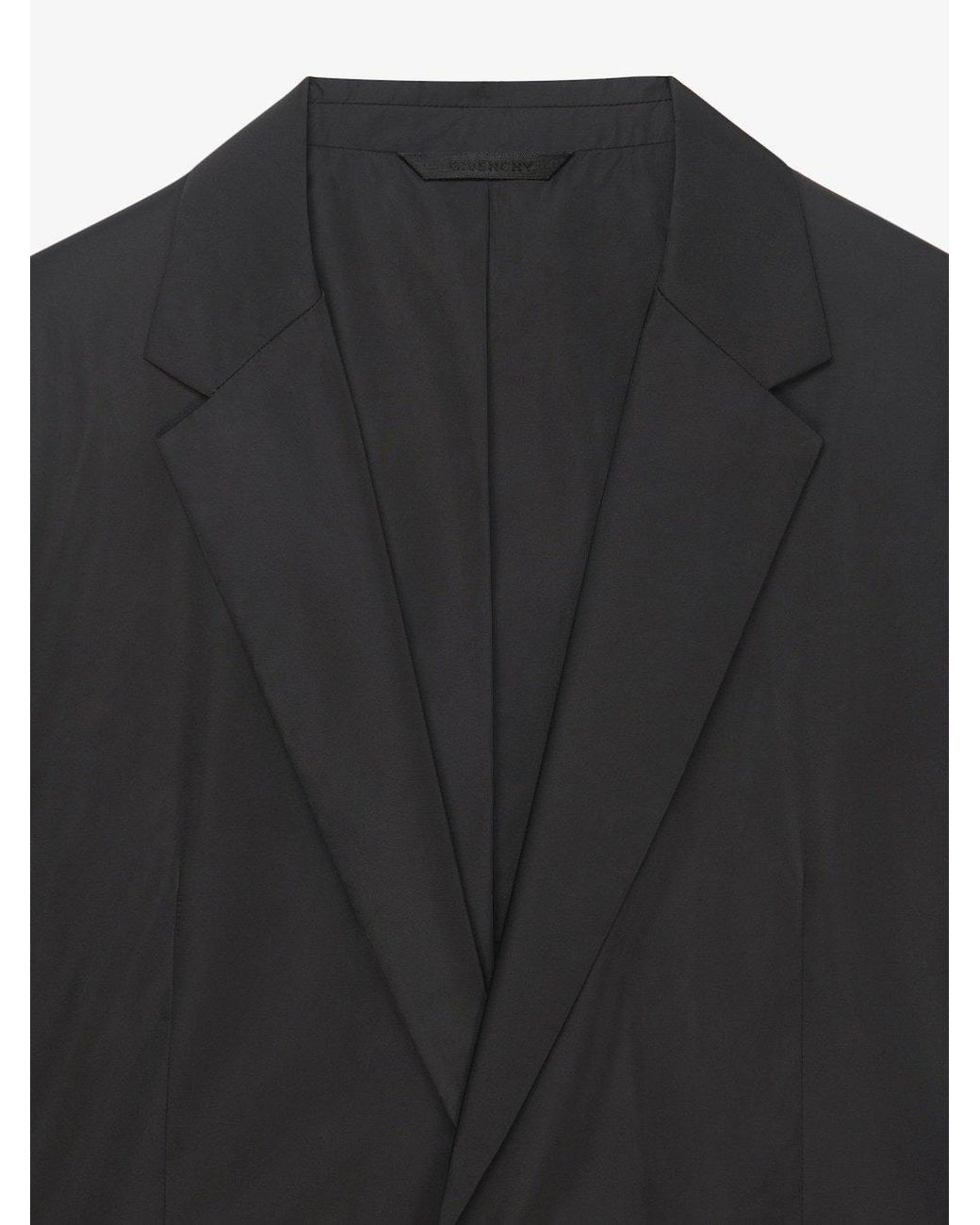 Givenchy Black Single-Breasted Long-Sleeved Jacket for men