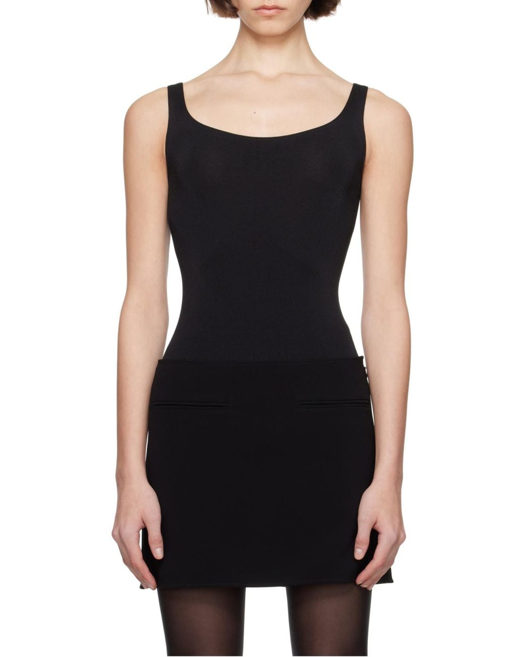 Wolford Black Jamaika Sleeveless Bodysuit