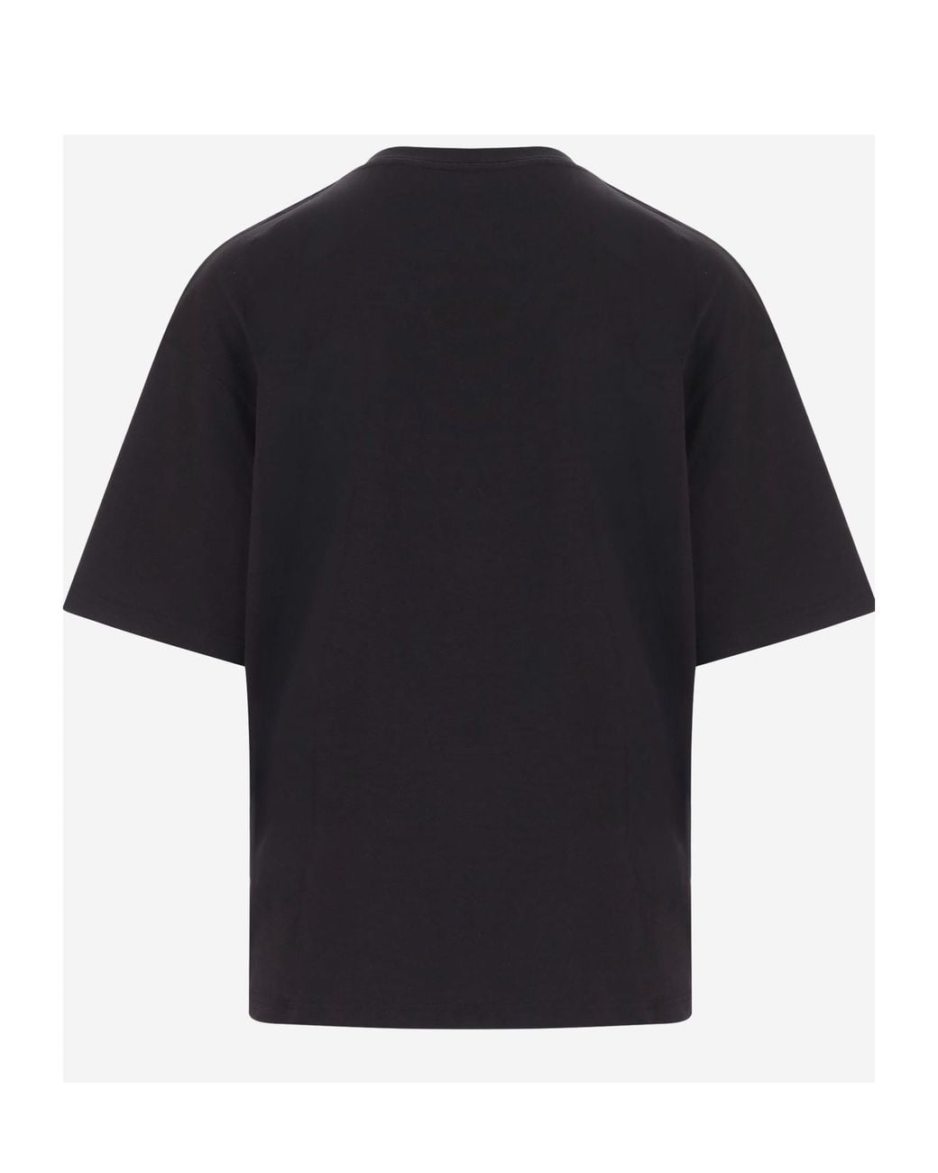 Just Cavalli Black Snake Logo Print T-Shirt for men