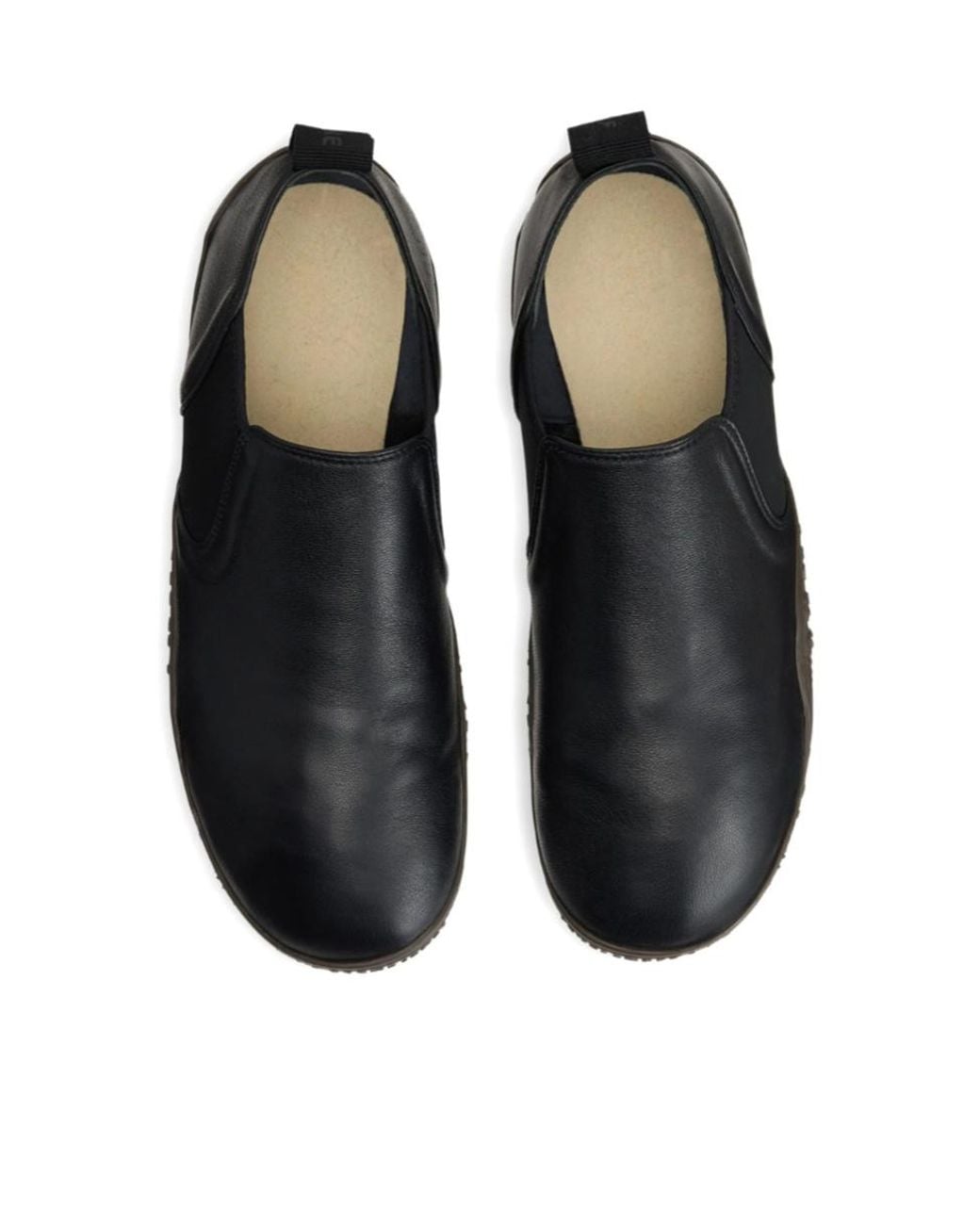 Lemaire Black Leather Slippers