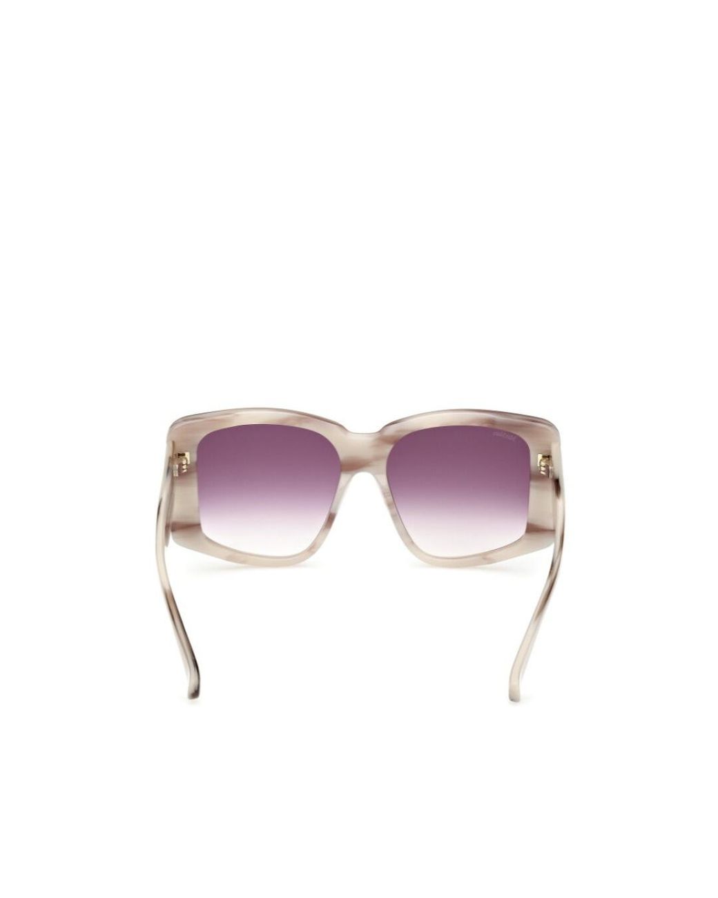 Max Mara Purple Square Frame Sunglasses