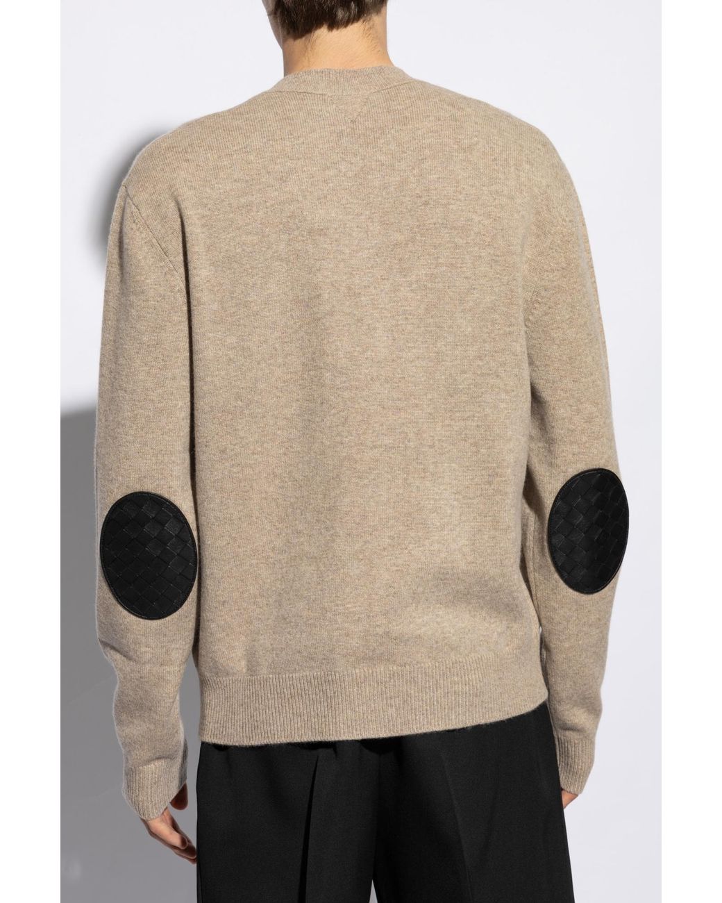 Bottega Veneta Natural Crewneck Knitted Jumper for men