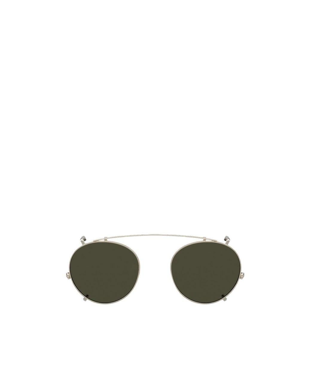 Oliver Peoples Green Op-13 Geometric Frame Sunglasses Clip for men