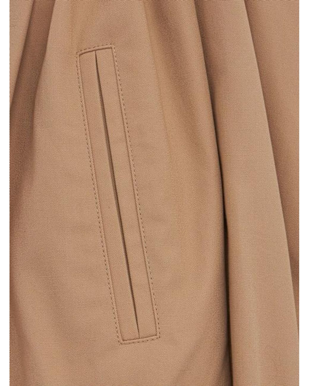 Chloé Natural Cotton Canvas Cropped Jacket