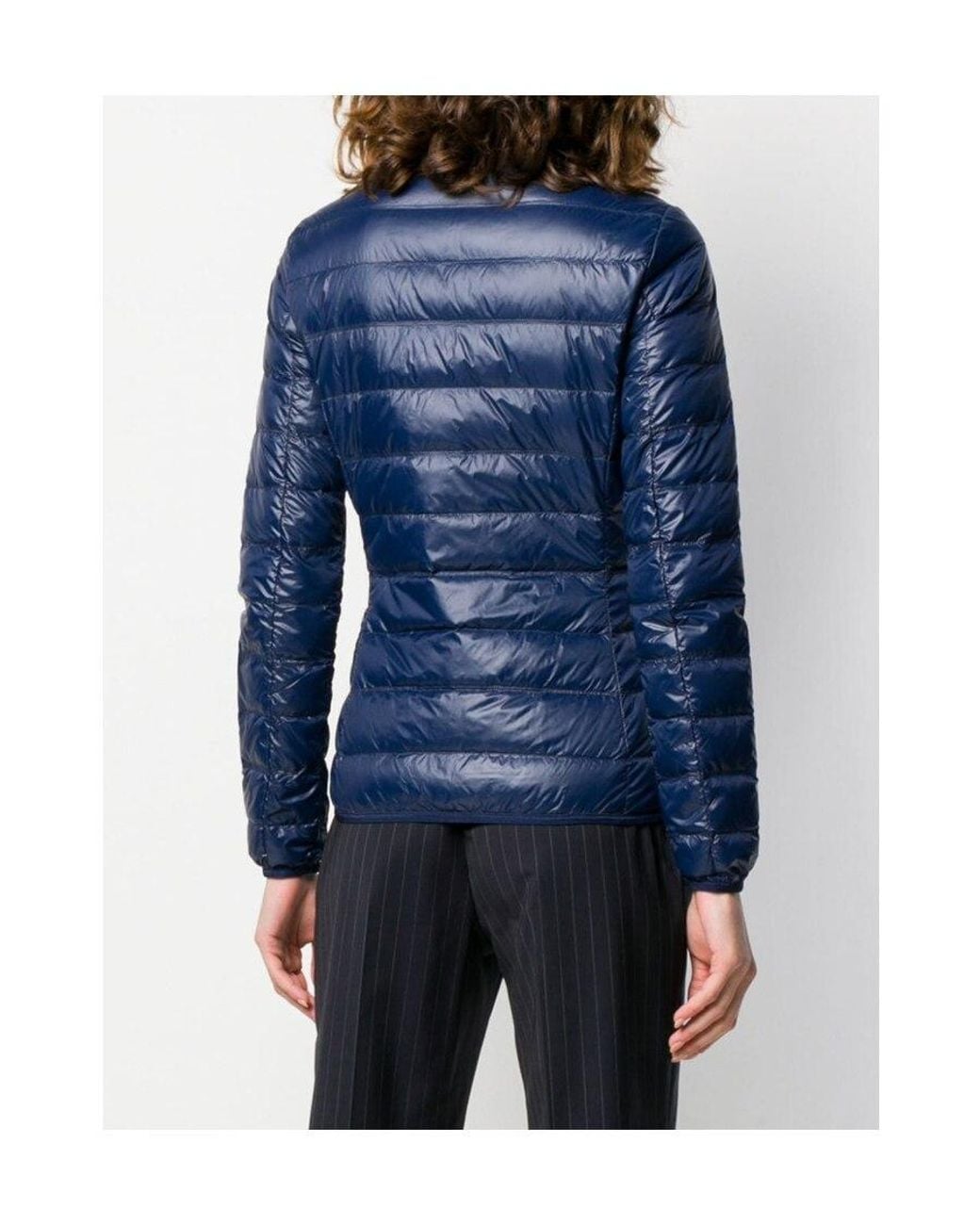 EA7 Blue Logo Down Jacket