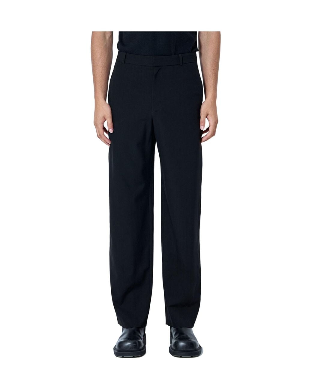 The Row Blue Casual Trousers With Belt Loops for men
