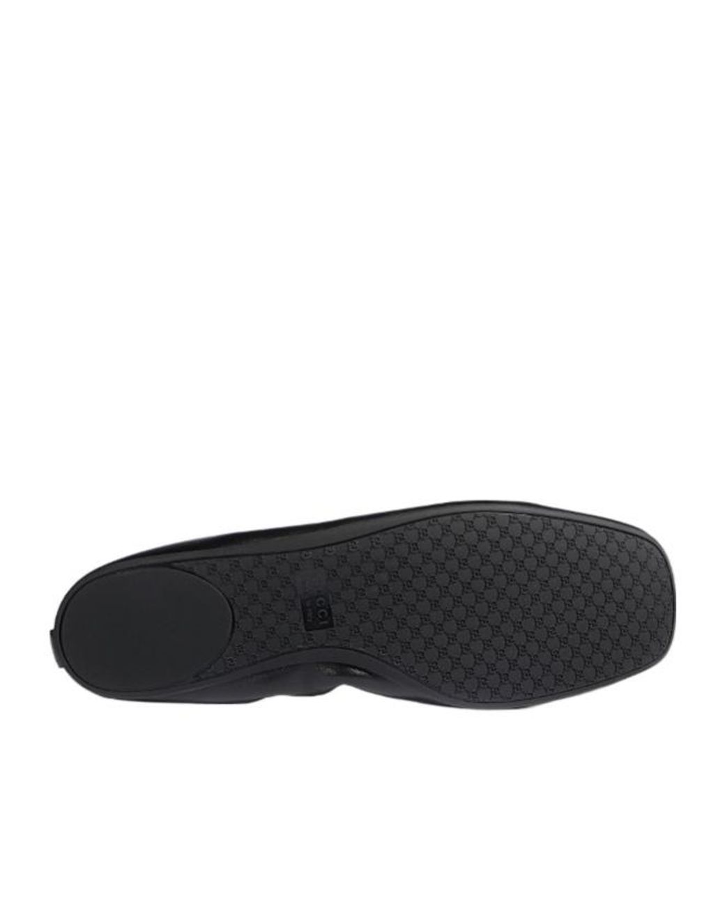Gucci White Horsebit Detailed Ballerina Flat