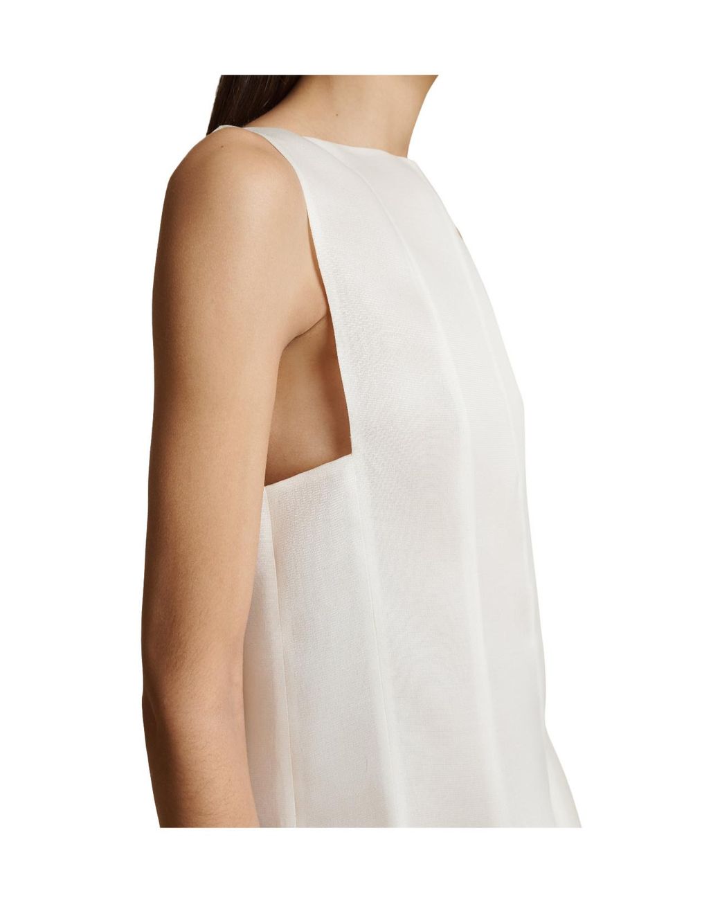 Khaite White Mags Minidress