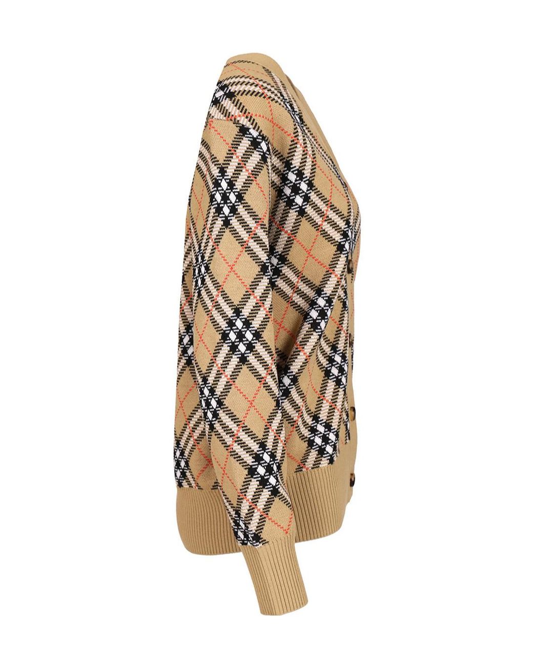 Burberry Multicolor Check Cardigan