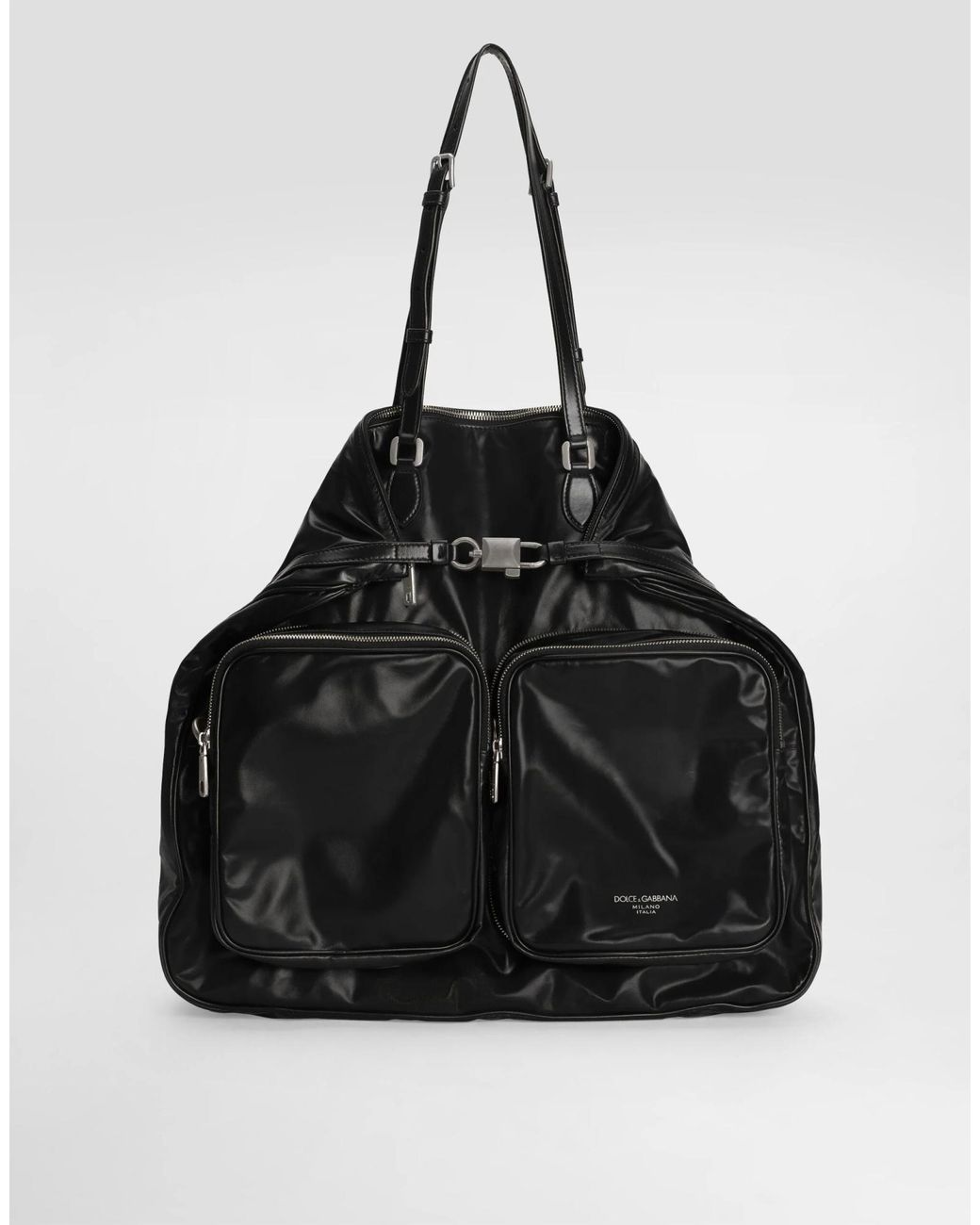 Dolce & Gabbana Black Top Handle Tote Bag for men