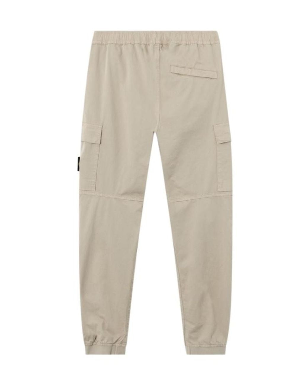 Stone Island Natural Regular-Tapered-Fit Jogger Trousers With Elastic Waist for men