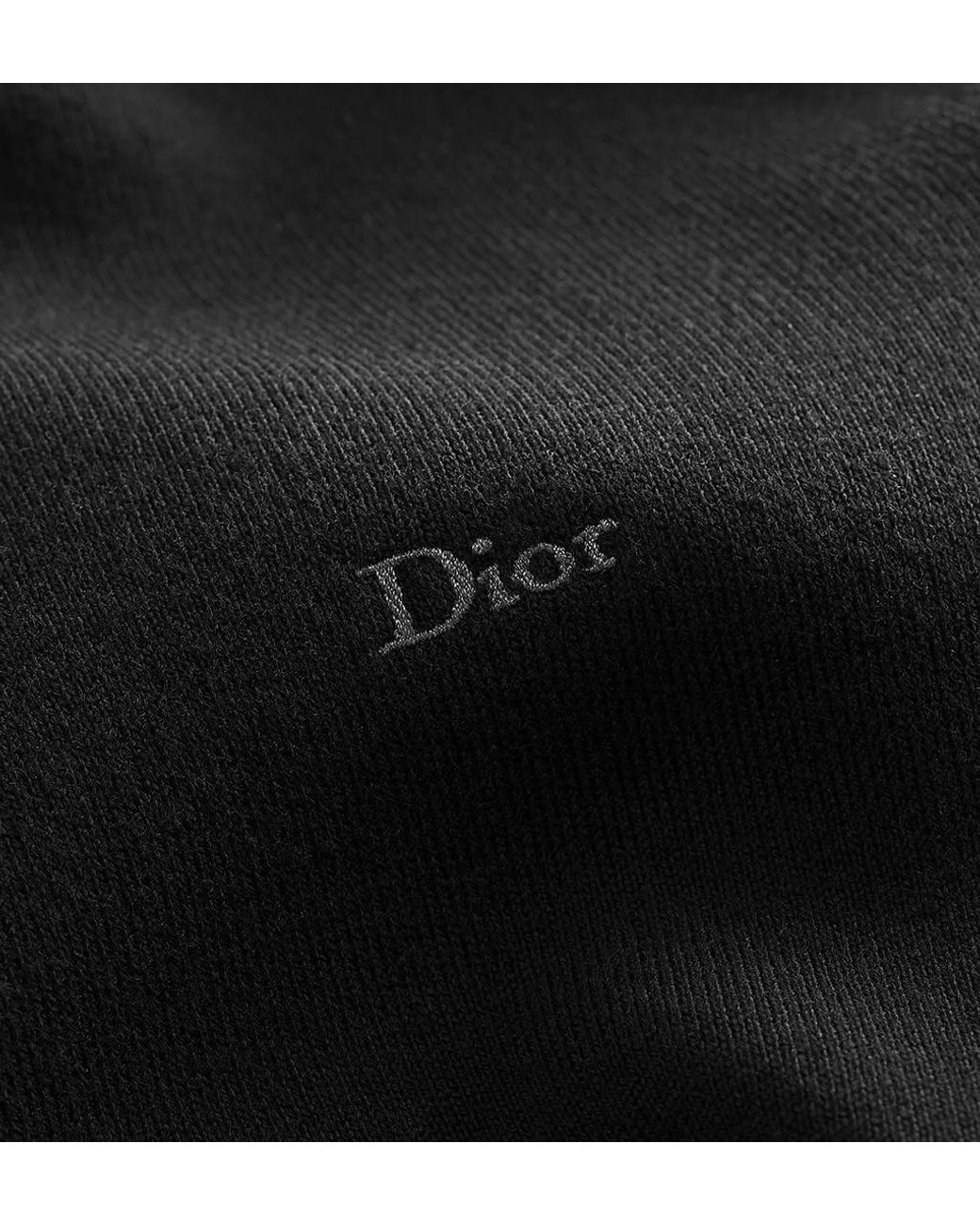 Dior Black Zipped Jacket With Stand Collar for men