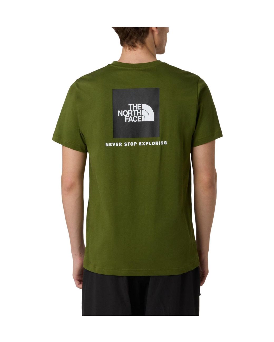 The North Face Green Regular Fit T-Shirt for men