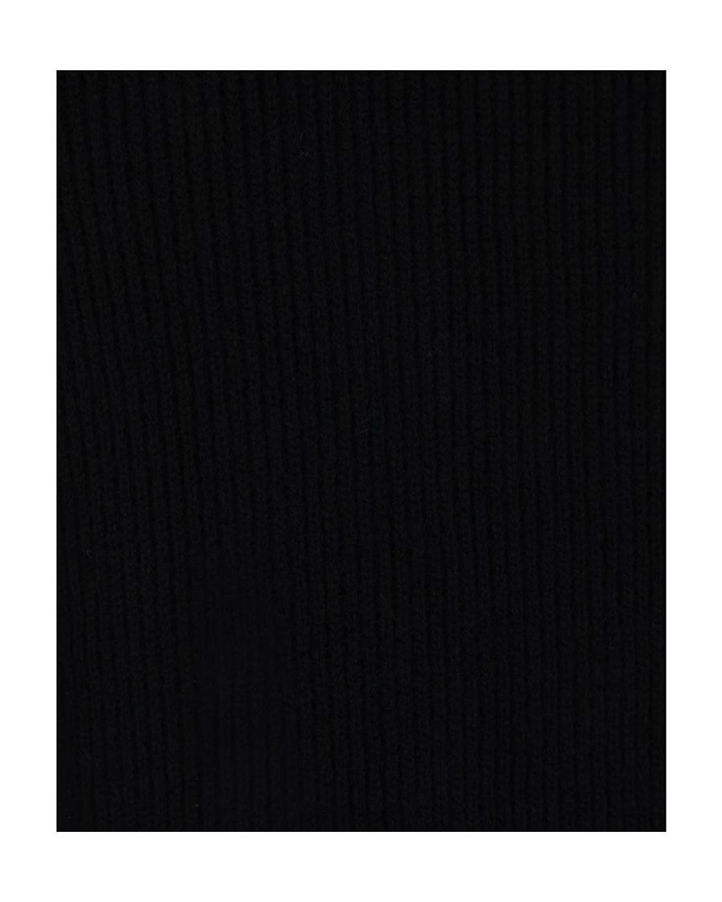 Sacai Black Layered Pleated Zip-Up Midi Dress