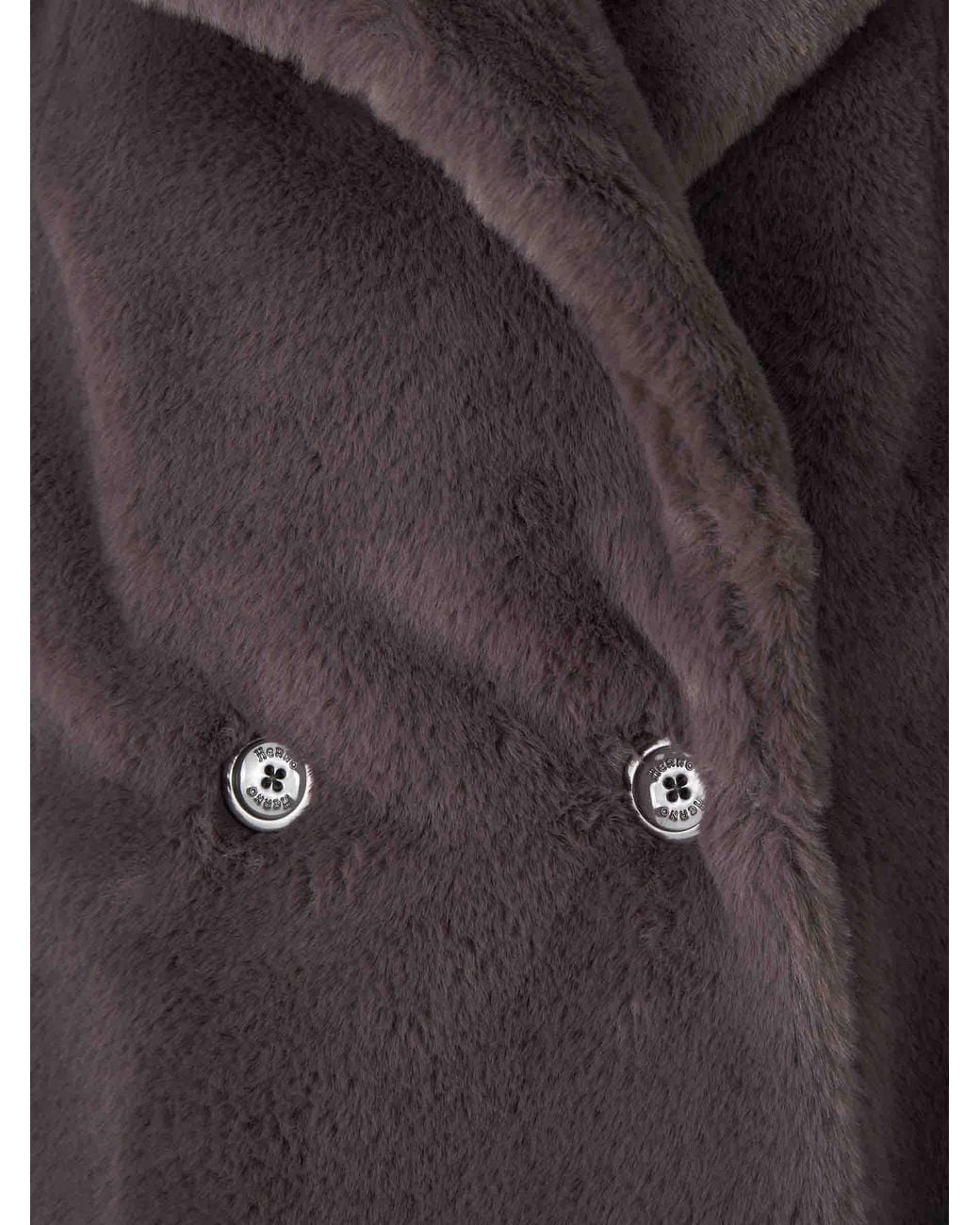 Herno Brown Short-Haired Coat