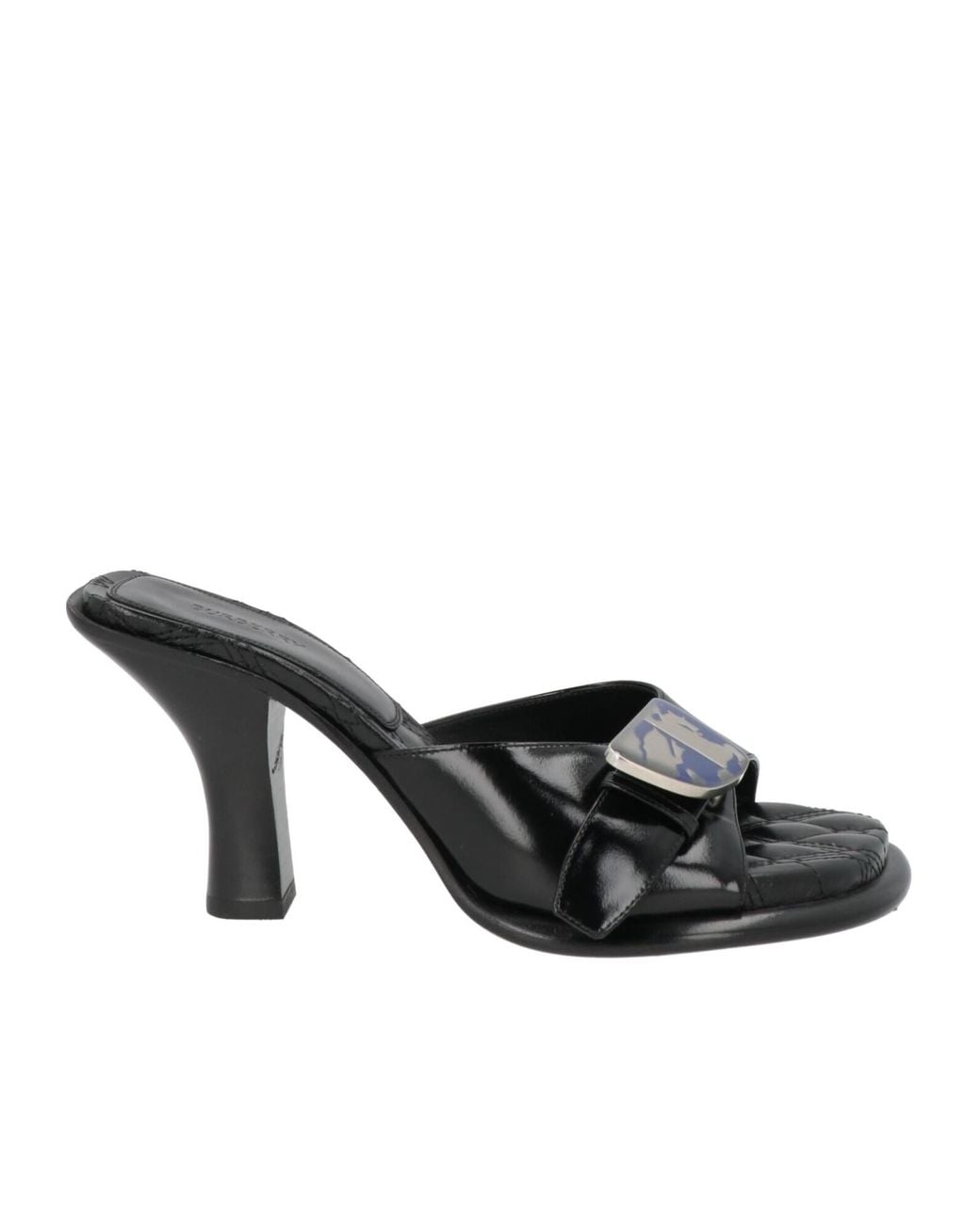 Burberry Black Slide Sandals
