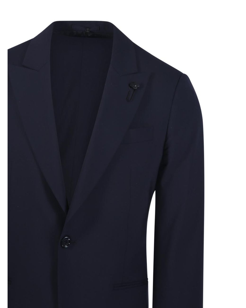 Lardini Blue Single-Breasted Blazer for men