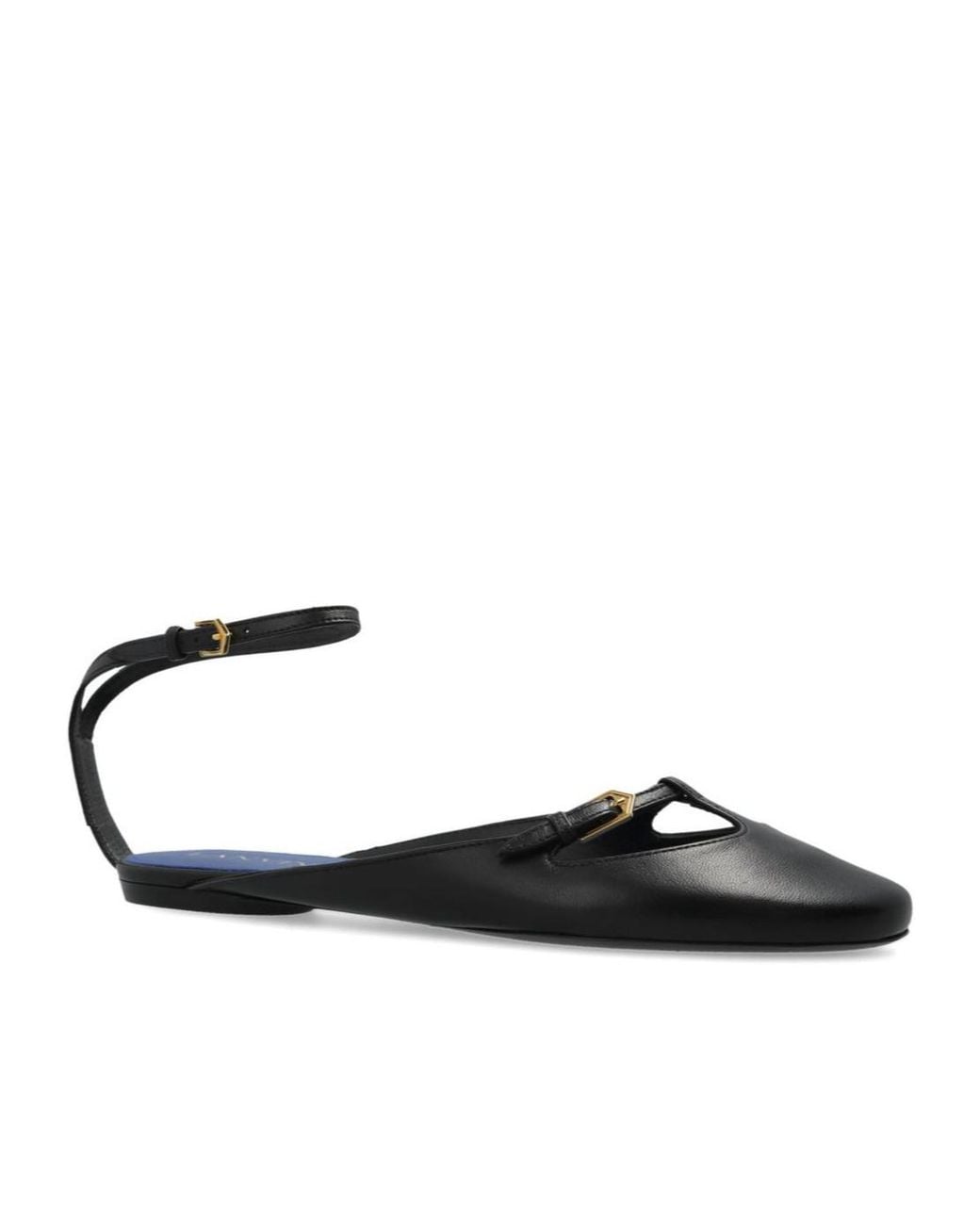 Lanvin Black Mary Jane Ballet Flats