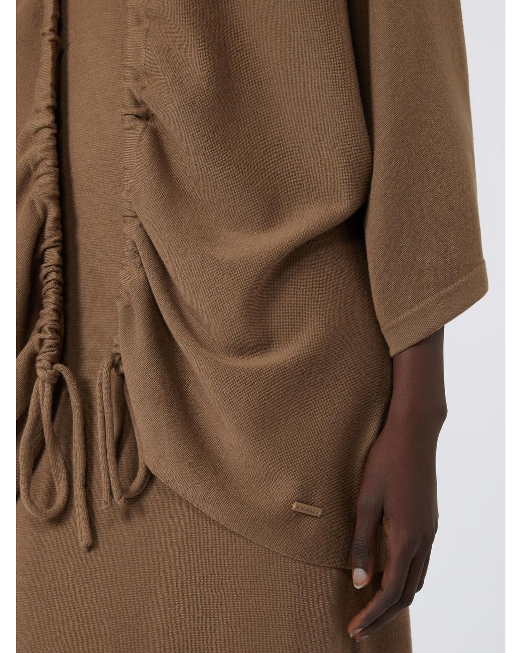Max Mara Brown Aster Open Front Cardigan