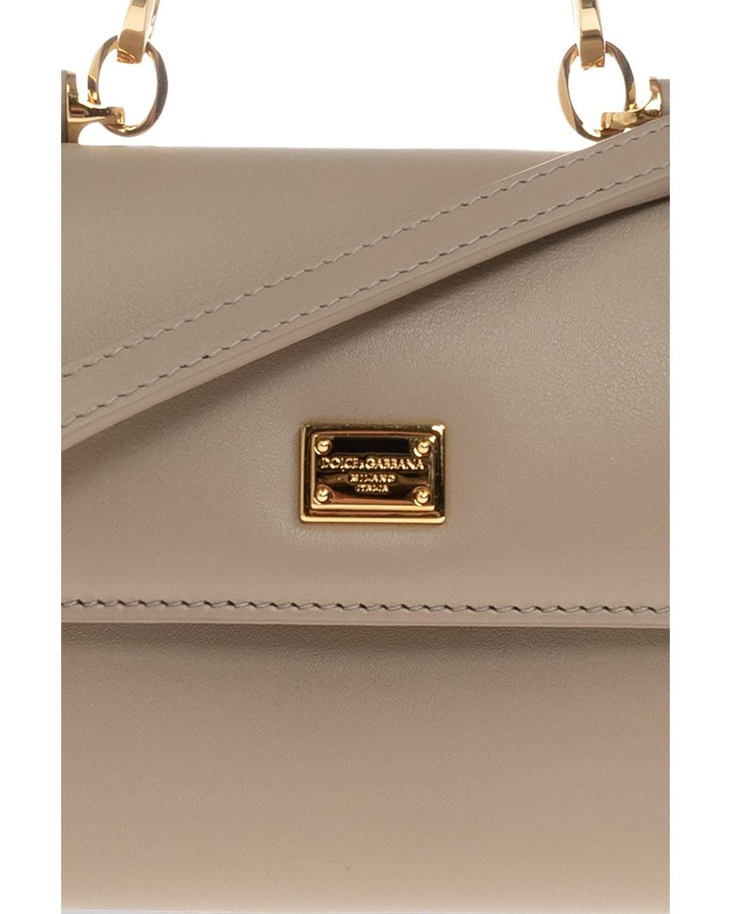 Dolce & Gabbana Natural My Sicily Handbag