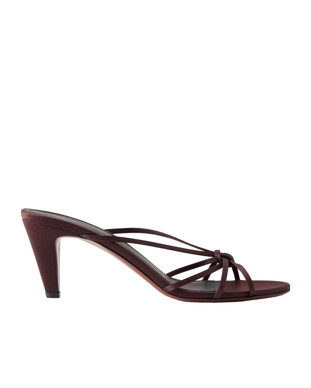 Neous White Motha Satin Sandals
