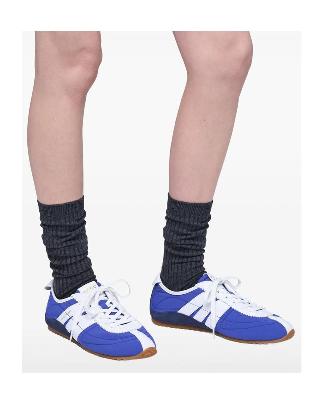 Marc Jacobs Blue Lace-Up Sneakers