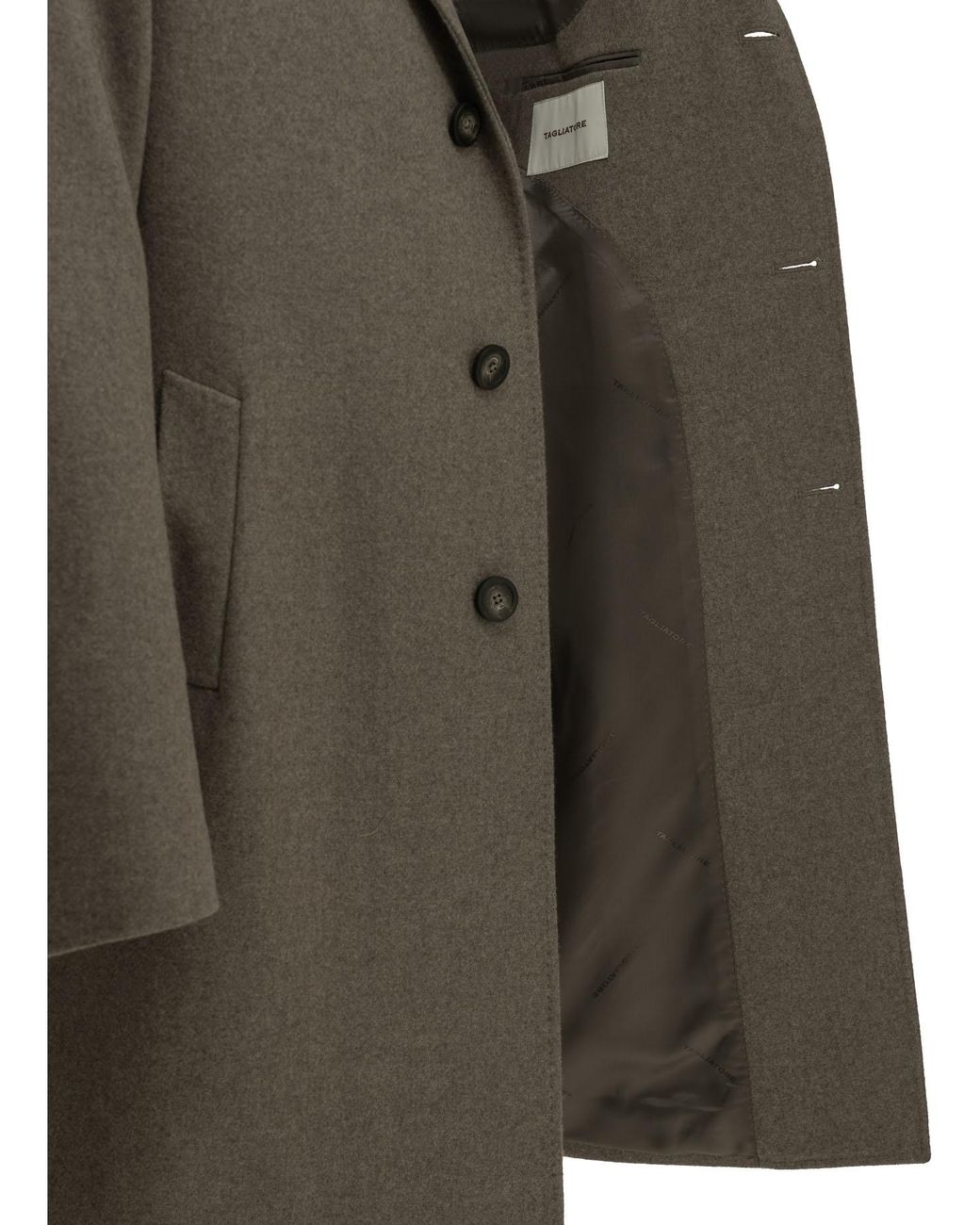 Tagliatore Green Bruce Single-Breasted Coat for men