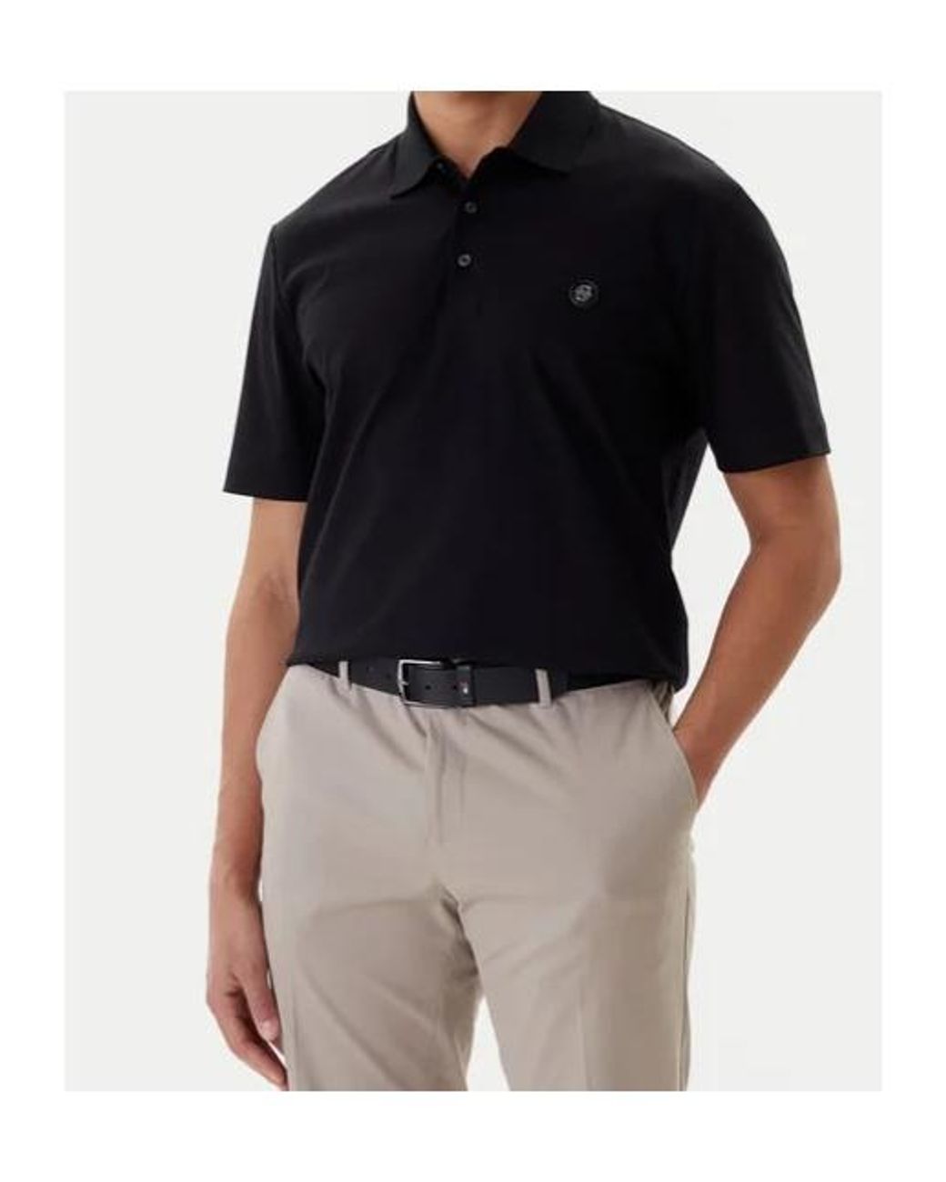 Boss Black Boss Double B Monogram Polo Shirt for men