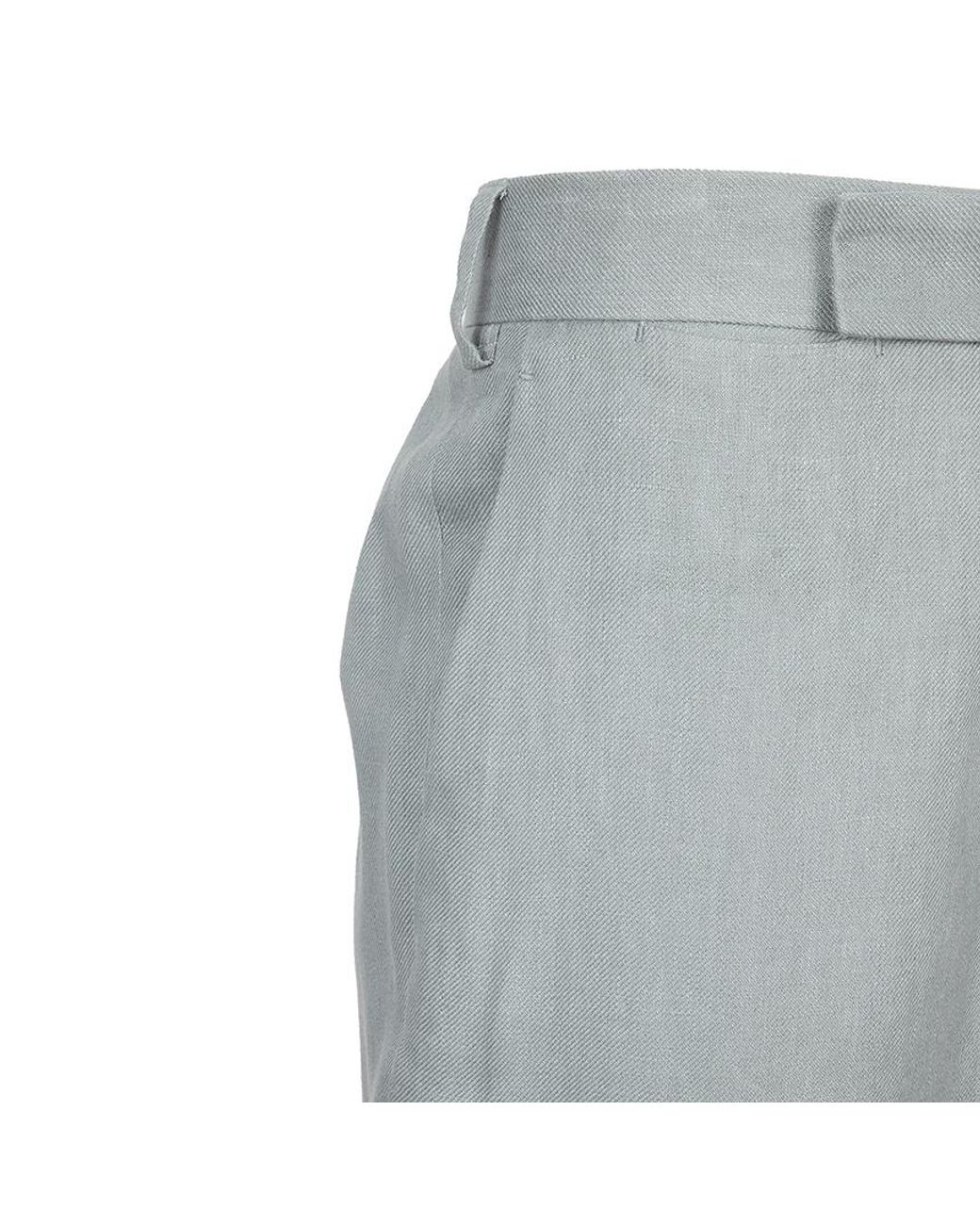 Lardini Gray Belt Loop Trousers for men