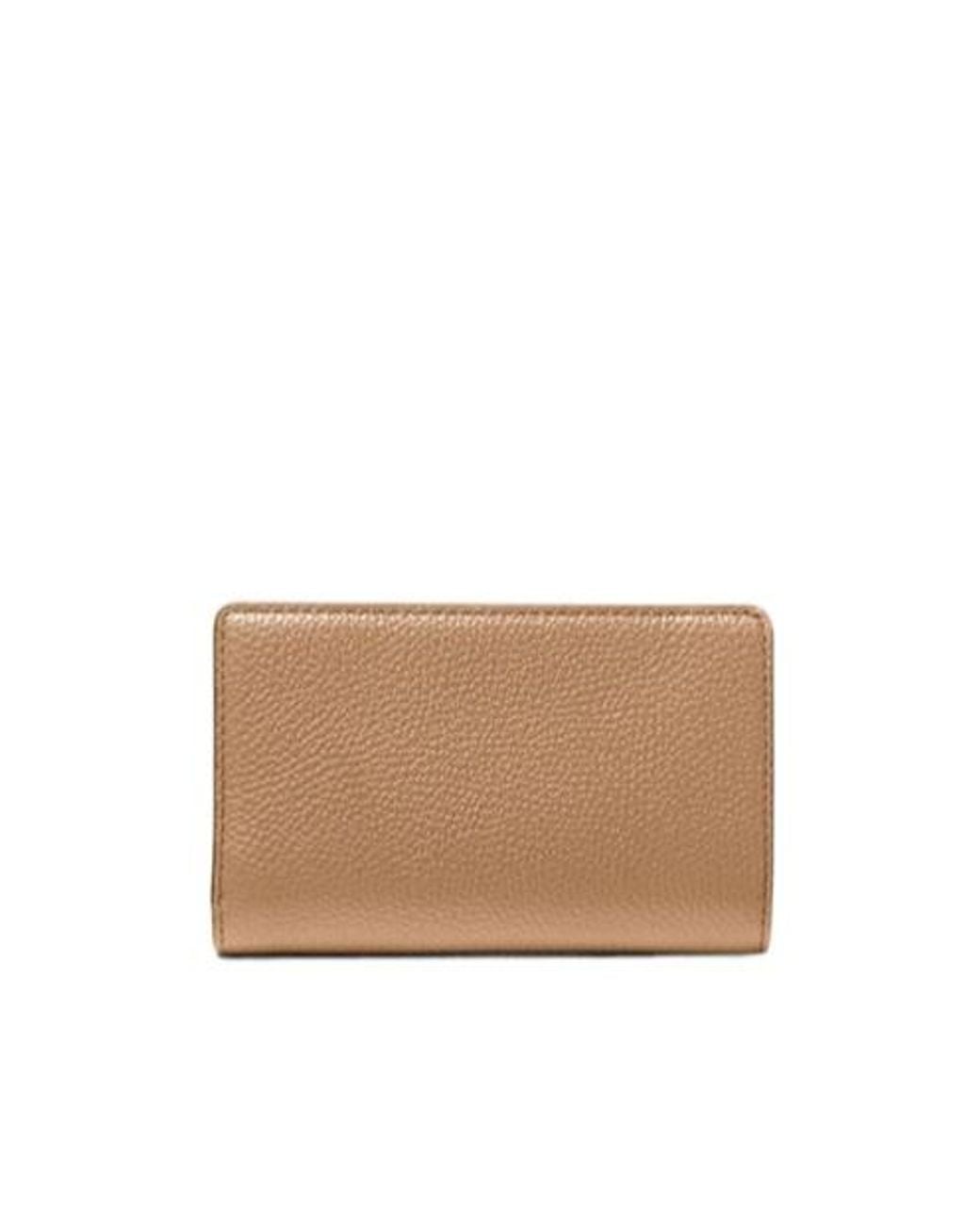 MICHAEL Michael Kors Natural Logo Lettering Medium Wallet
