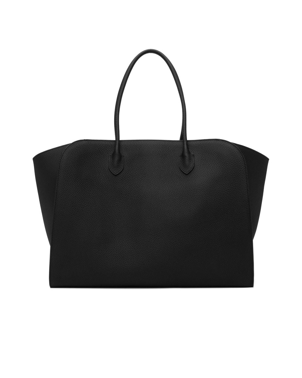 The Row Black Marlo Horizontal Tote Bag for men
