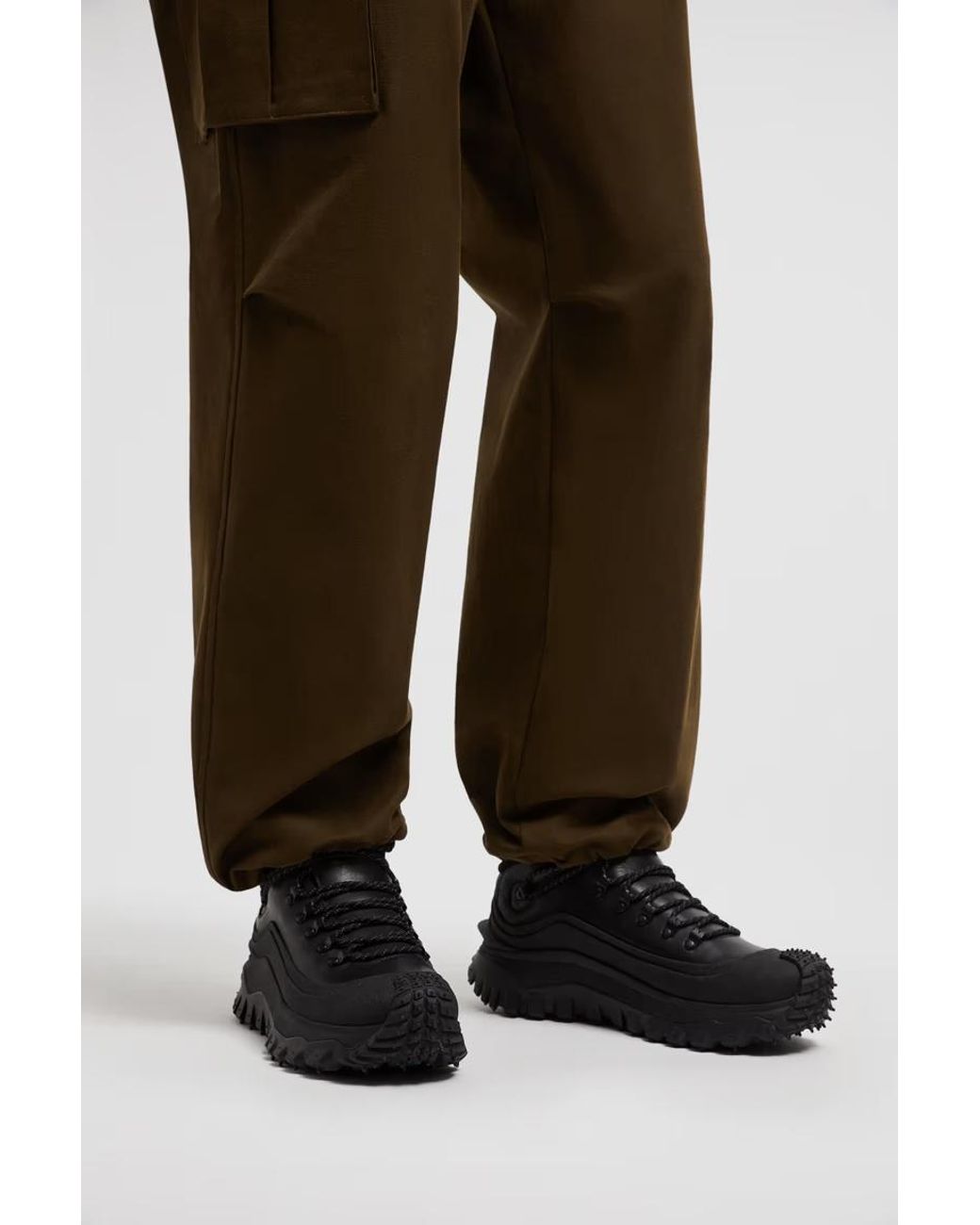 Moncler Black Trailgrip Gtx Lace-Up Boots for men