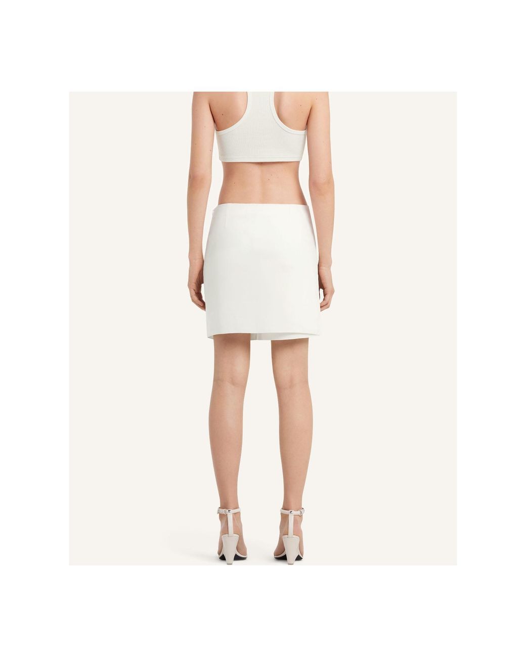 Courreges White Courrèges Infinity Mini Skirt