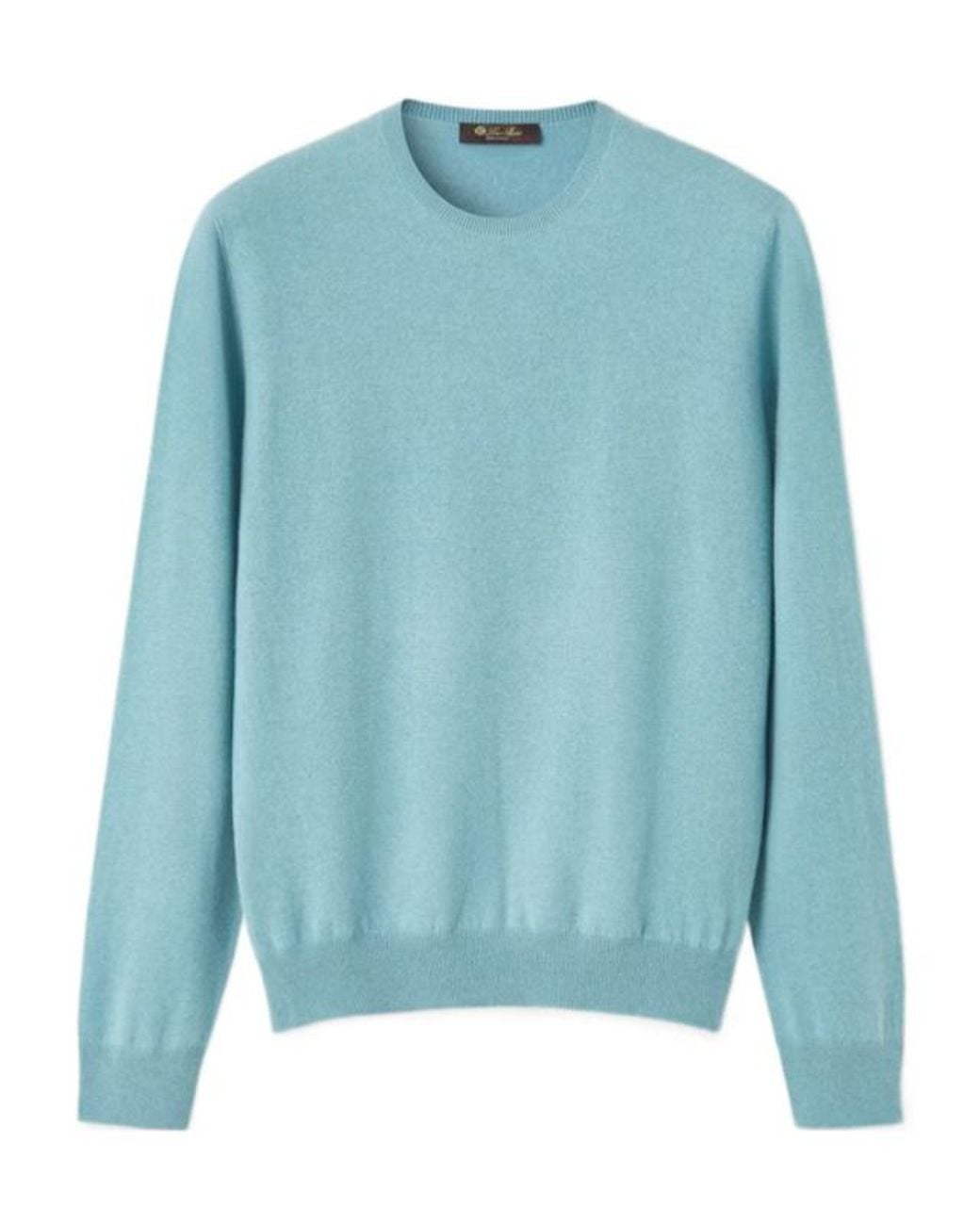 Loro Piana Blue Sergio Crewneck Jumper for men