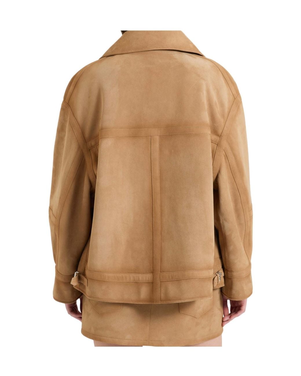 Ermanno Scervino Brown Heritage Detail Aviator Jacket