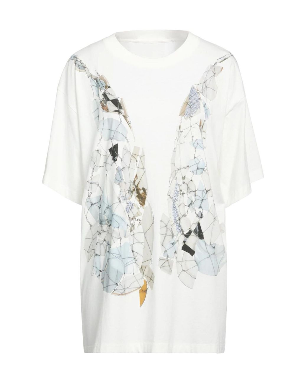 MM6 by Maison Margiela White Oversize-T-Shirts