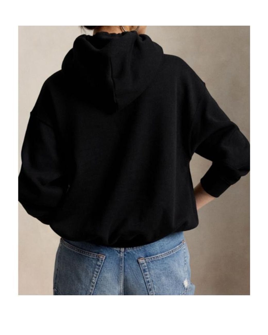 Polo Ralph Lauren Black Polo Bear Sweatshirt