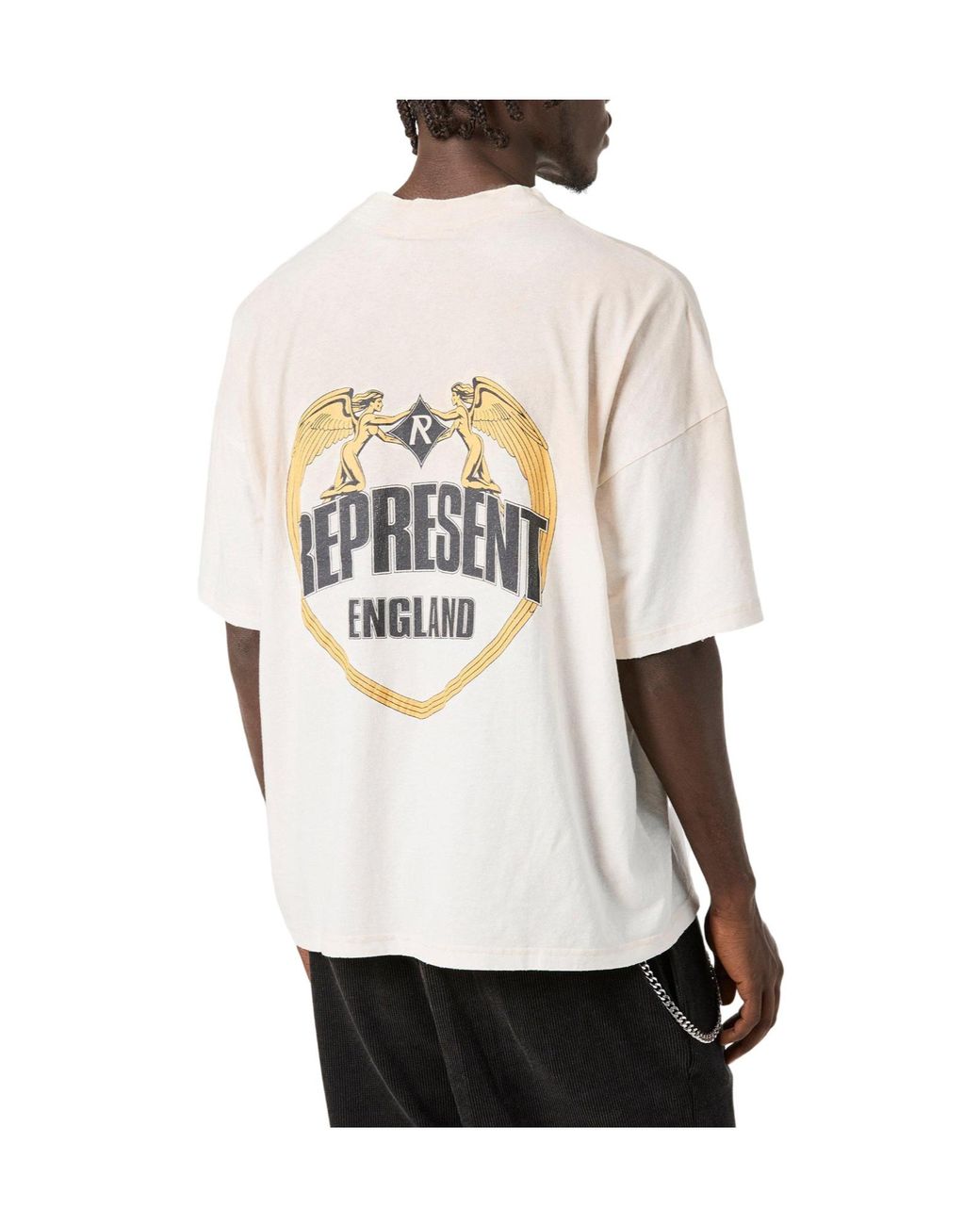 Represent White Shortsleeve Tshirt for men