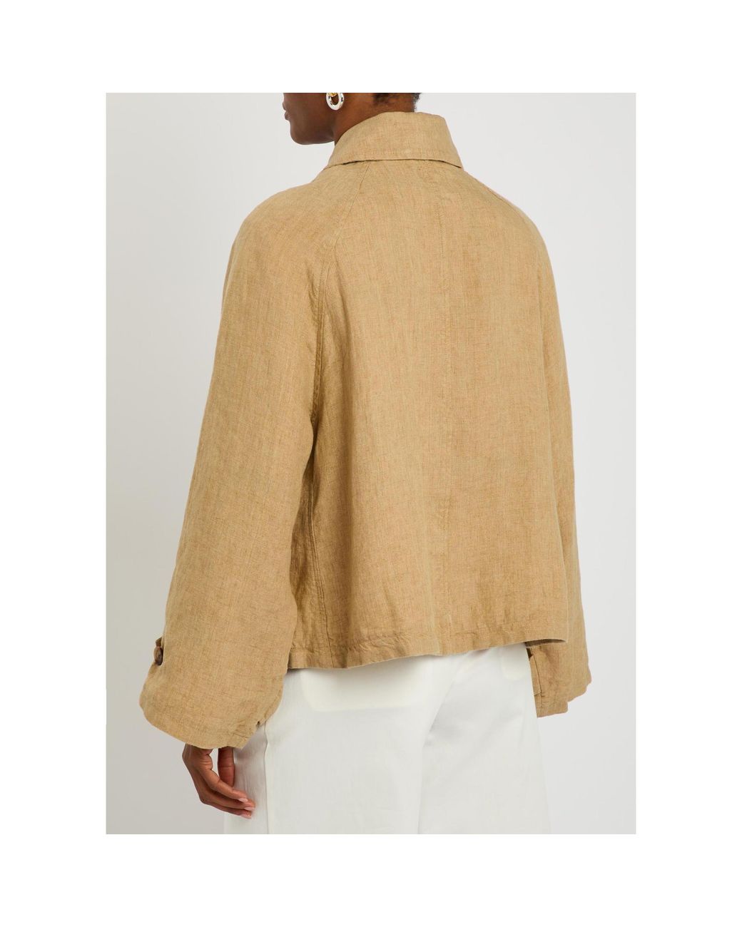 Polo Ralph Lauren Natural Simple Linen Shirt Coat