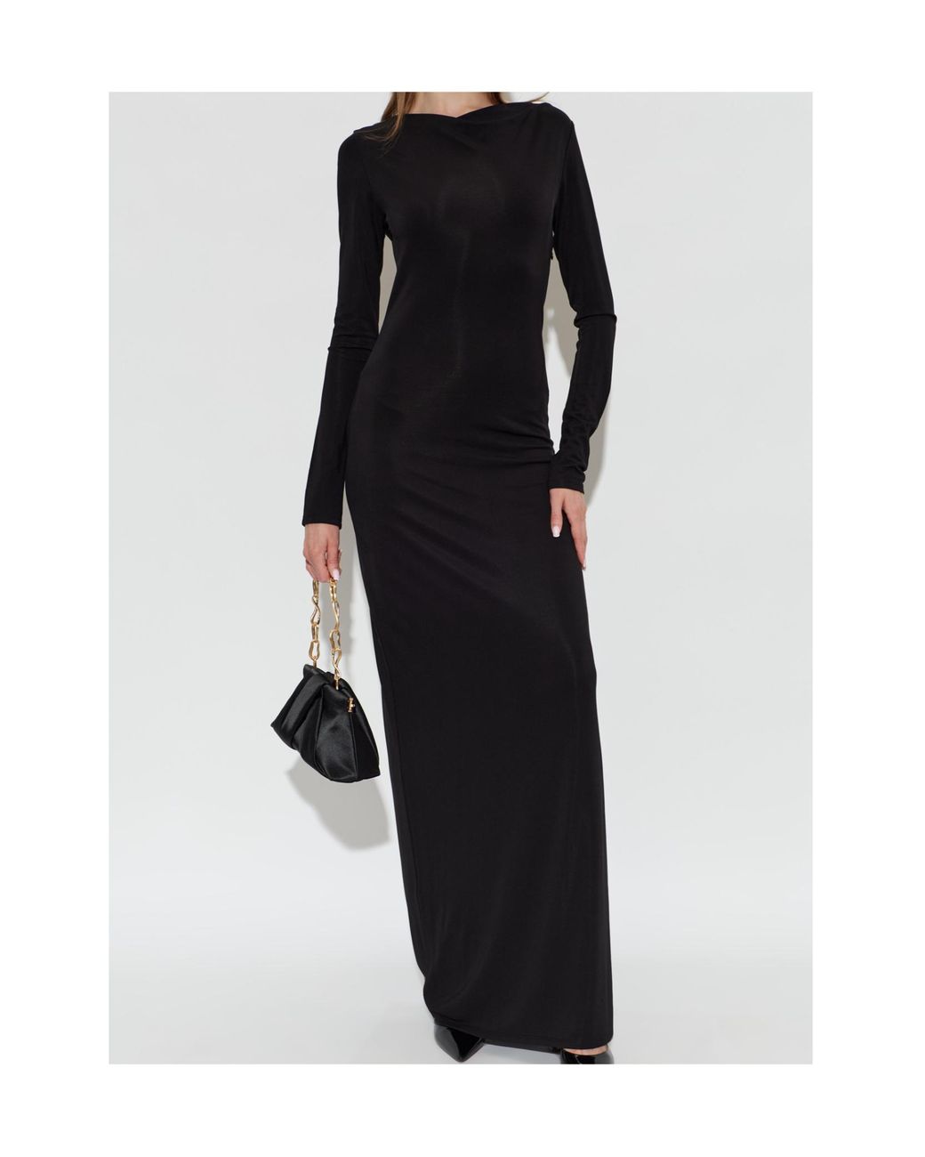 Cult Gaia Black Long Sleeve Dress